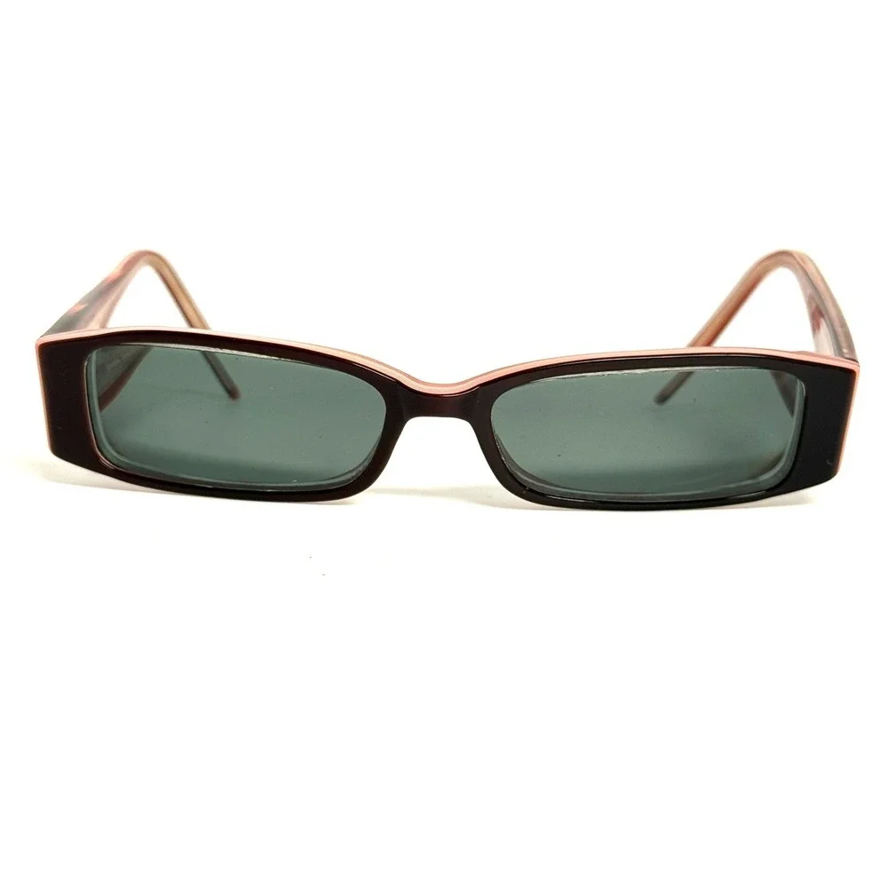 bebe Femme Fatale Sunglasses Honey Rose Rectangular Burgundy Pink 53-16-140